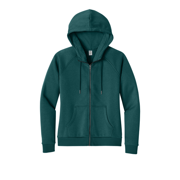 Allmade® Organic CVC Fleece Ladies' Full-Zip Hoodie