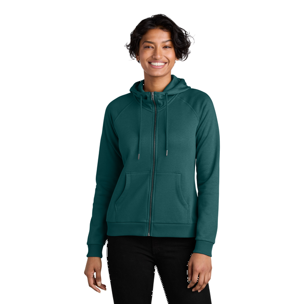 Allmade® Organic CVC Fleece Ladies' Full-Zip Hoodie