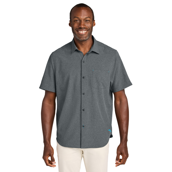 Tommy Bahama® Sandy Point Recycled Poly/Spandex Short Sleeve Men's Shirt