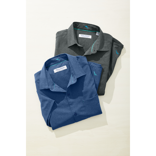 Tommy Bahama® Sandy Point Recycled Poly/Spandex Short Sleeve Men's Shirt