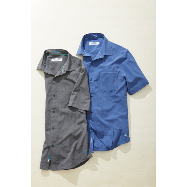Tommy Bahama® Sandy Point Recycled Poly/Spandex Short Sleeve Men's Shirt