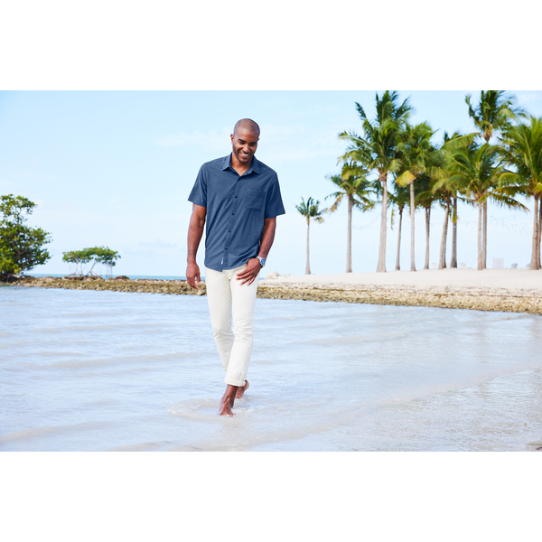 Tommy Bahama® Sandy Point Recycled Poly/Spandex Short Sleeve Men's Shirt
