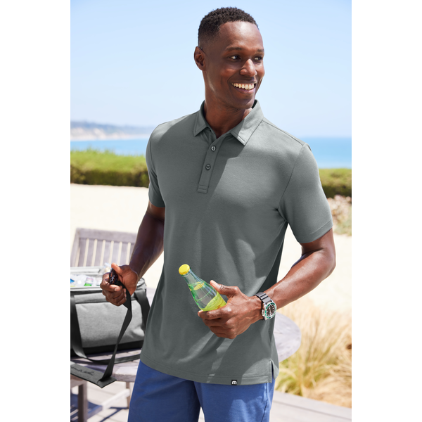 TravisMathew® Glenview Tri-Blend Solid Men's Polo