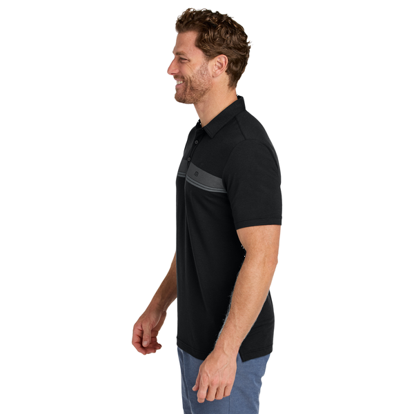 TravisMathew® Glenview Stripe Tri-Blend Men's Polo