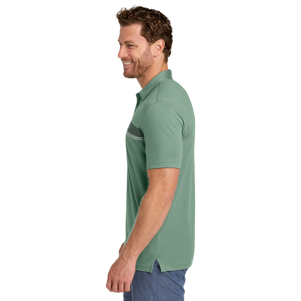 TravisMathew® Glenview Stripe Tri-Blend Men's Polo