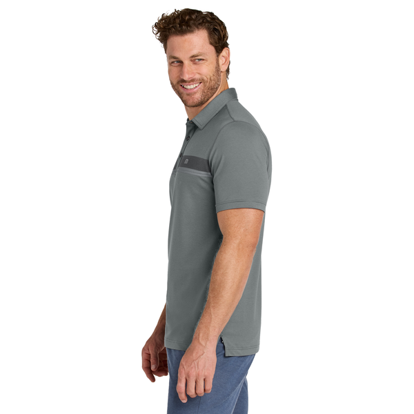 TravisMathew® Glenview Stripe Tri-Blend Men's Polo