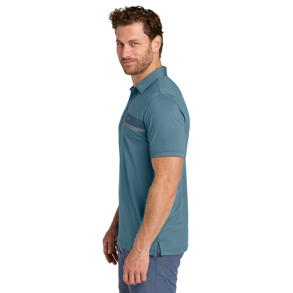 TravisMathew® Glenview Stripe Tri-Blend Men's Polo