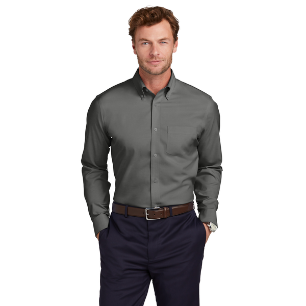 Brooks Brothers® Wrinkle-Free Cotton/Spandex Stretch Pinpoint Men's Tall Shirt