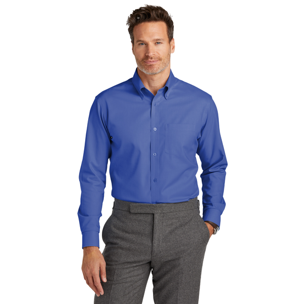Brooks Brothers® Wrinkle-Free Cotton/Spandex Stretch Nailhead Men's Tall Shirt
