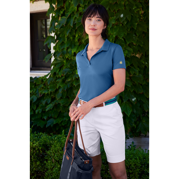 Brooks Brothers® Poly/Spandex Mesh Pique Performance Ladies' Polo