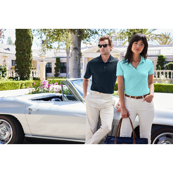 Brooks Brothers® Poly/Spandex Mesh Pique Performance Ladies' Polo