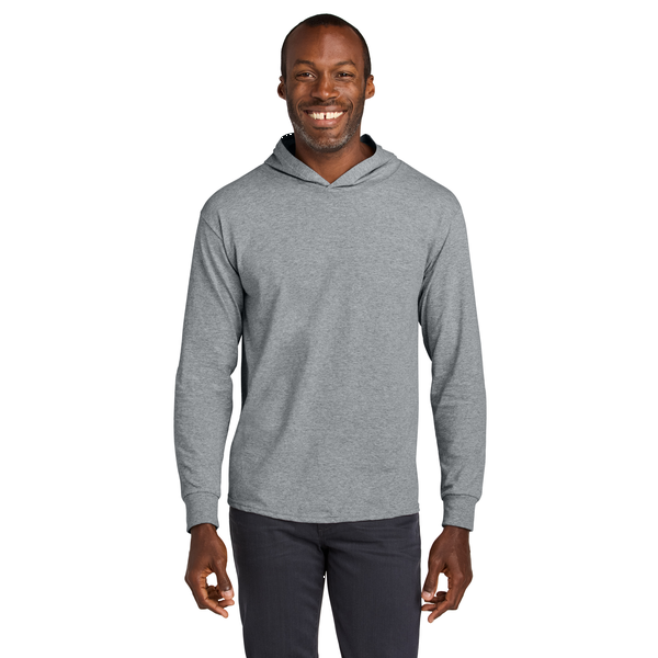 Jerzees® Classics™ Cotton Long Sleeve Hooded Unisex T-Shirt