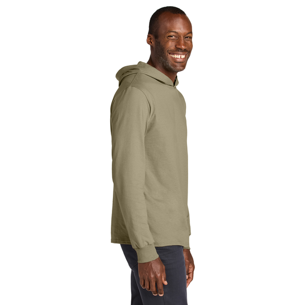 Jerzees® Classics™ Cotton Long Sleeve Hooded Unisex T-Shirt