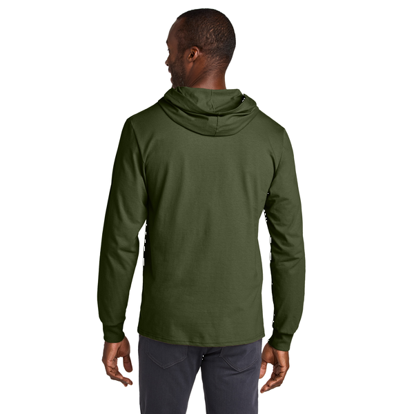 Jerzees® Classics™ Cotton Long Sleeve Hooded Unisex T-Shirt