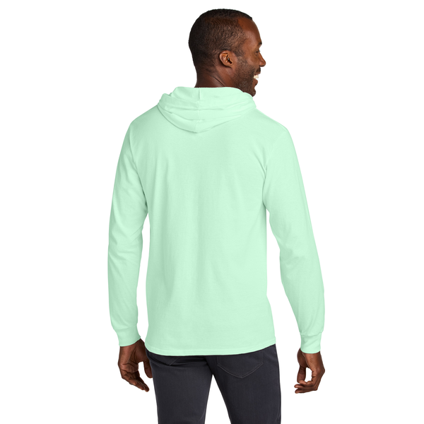 Jerzees® Classics™ Cotton Long Sleeve Hooded Unisex T-Shirt