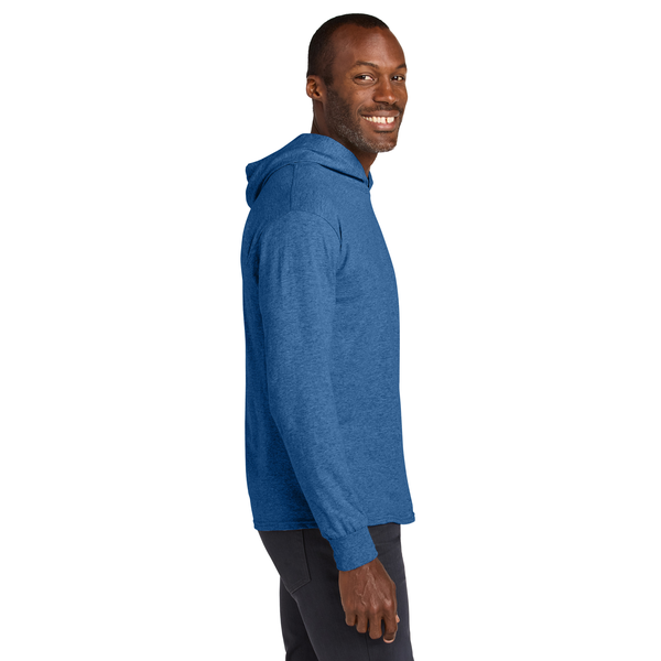 Jerzees® Classics™ Cotton Long Sleeve Hooded Unisex T-Shirt