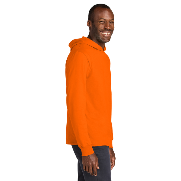 Jerzees® Classics™ Cotton Long Sleeve Hooded Unisex T-Shirt