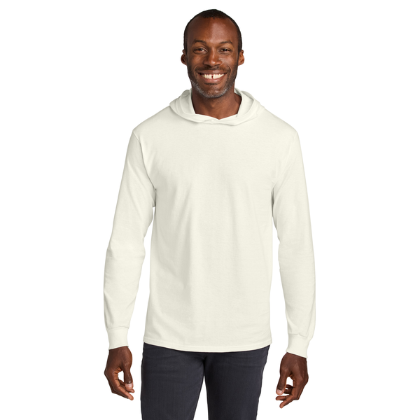 Jerzees® Classics™ Cotton Long Sleeve Hooded Unisex T-Shirt