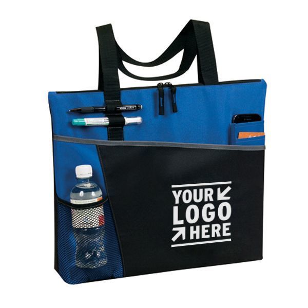 Brady Zippered Brief Polycanvas Tote Bag