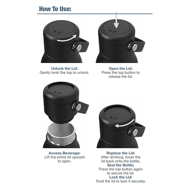 Explorer Threadless Recycled Vacuum Insulated Stainless Bottle, 25oz.