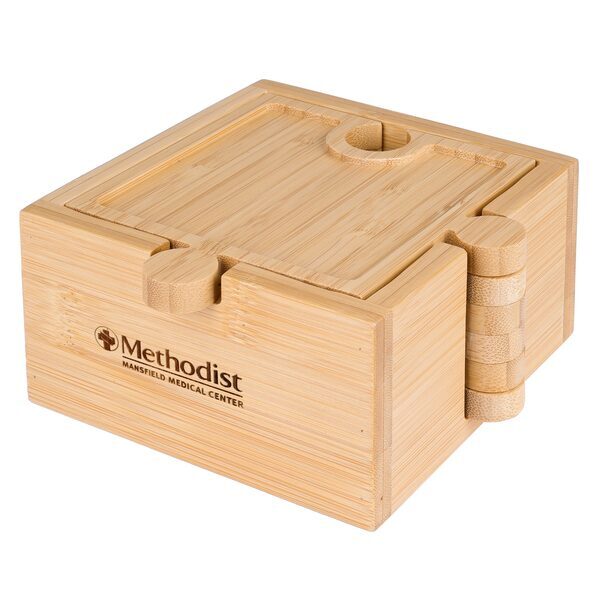 Bamboo Appetizer Plates/ Charcuterie Board Set