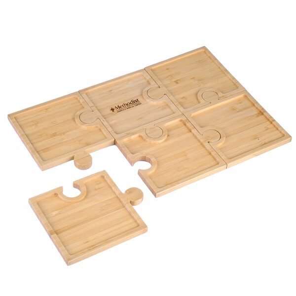 Bamboo Appetizer Plates/ Charcuterie Board Set