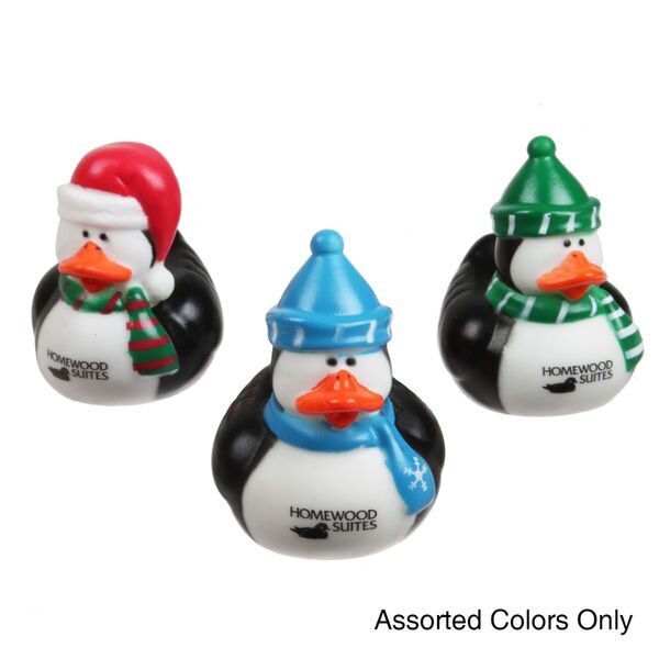Winter Penguin Rubber Duck