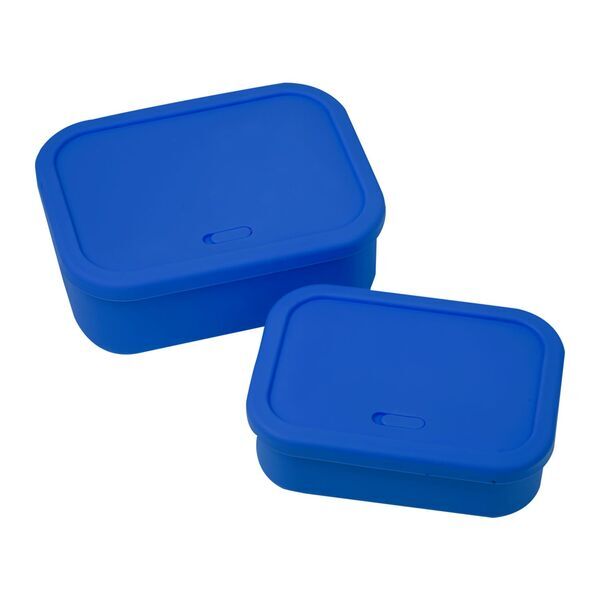 Silicone Food Storage Box with Air Valve Set, 24oz. & 44oz.