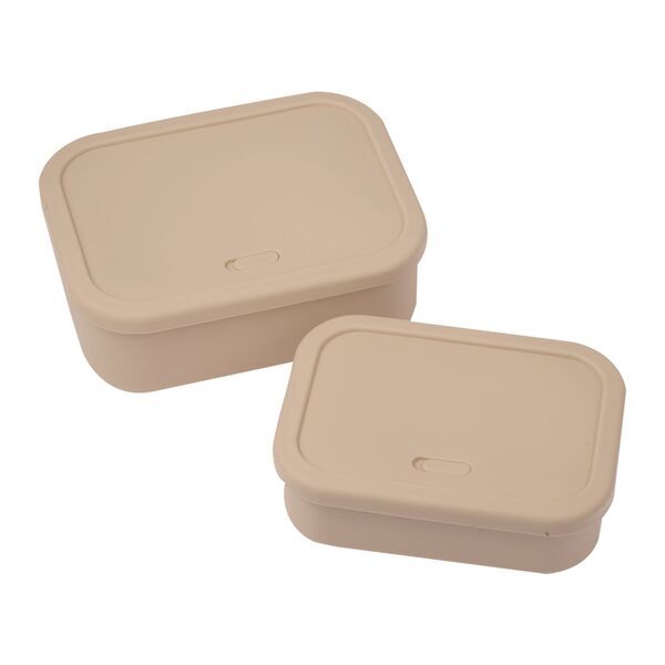 Silicone Food Storage Box with Air Valve Set, 24oz. & 44oz.