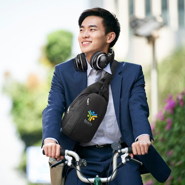 Nautilus RPET 600D Polyester Crossbody Sling