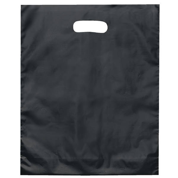 Frosted Brite Plastic Take Home Bag, 12" x 15"