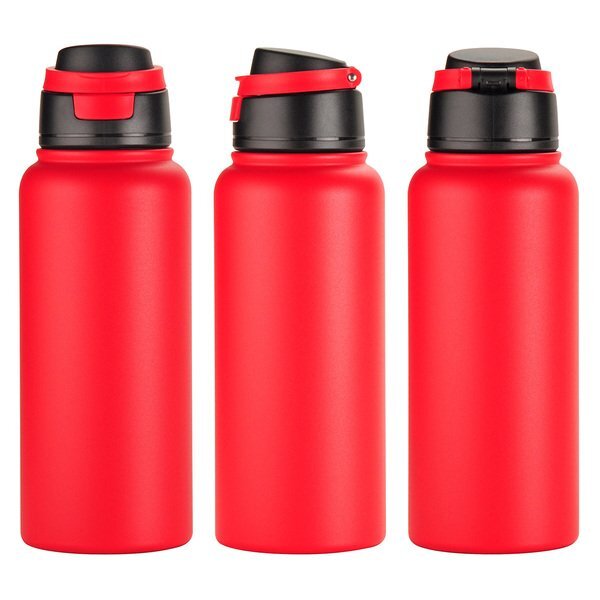 Cabrio Recycled Stainless Steel Vacuum Insulated Bottle, 32oz.