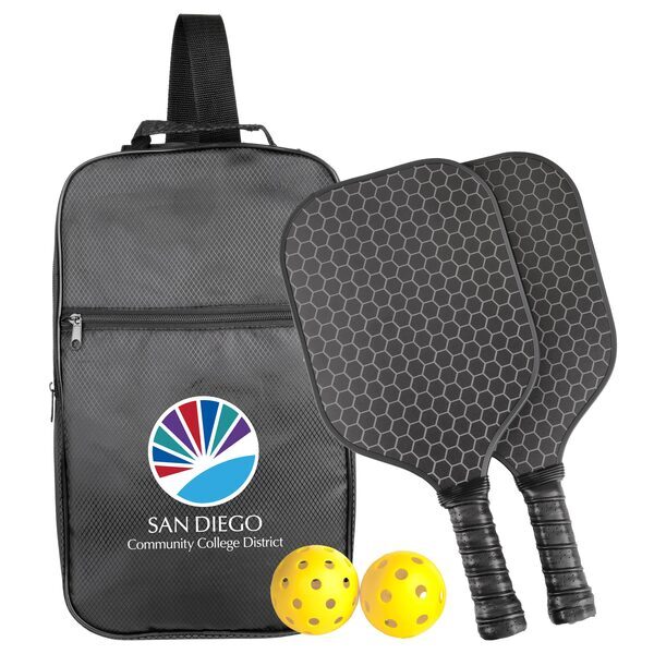 Four Piece Carbon Fiber Pickleball Set