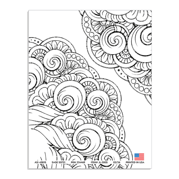 Coloring Journal Book, 7" x 9"