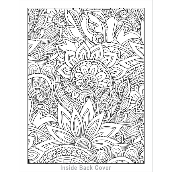 Coloring Journal Book, 7" x 9"