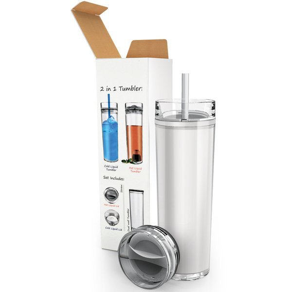 Colorview Acrylic Tumbler Hot & Cold Combo, 15oz.