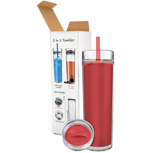 Colorview Acrylic Tumbler Hot & Cold Combo, 15oz.