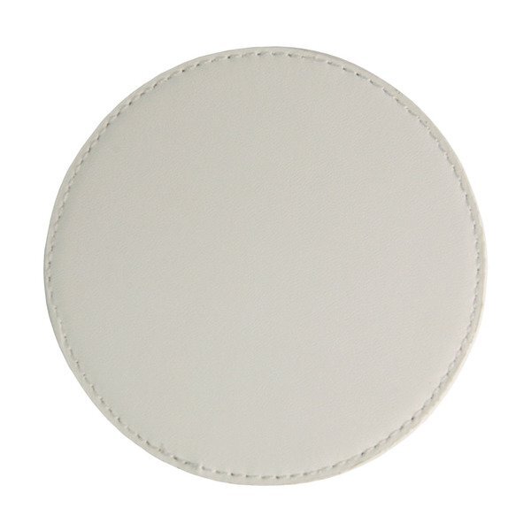 Faux Leather Round Coaster