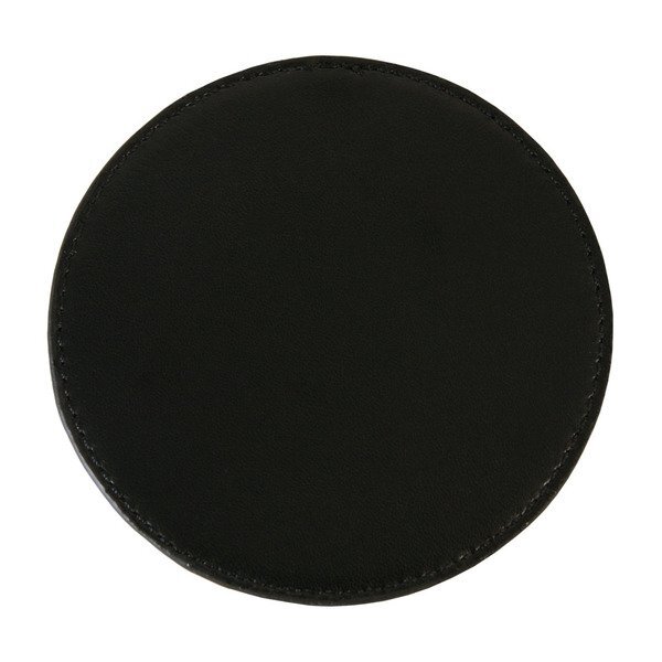 Faux Leather Round Coaster