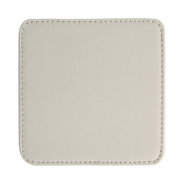 Faux Leather Square Coaster