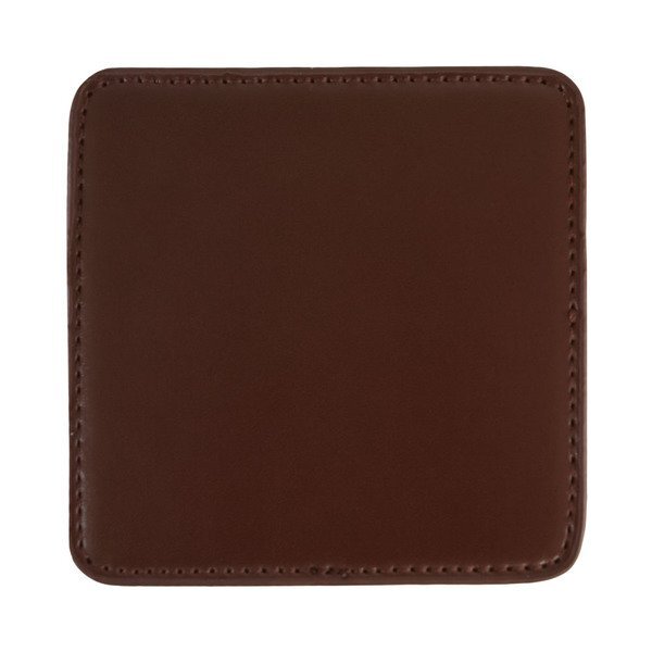 Faux Leather Square Coaster