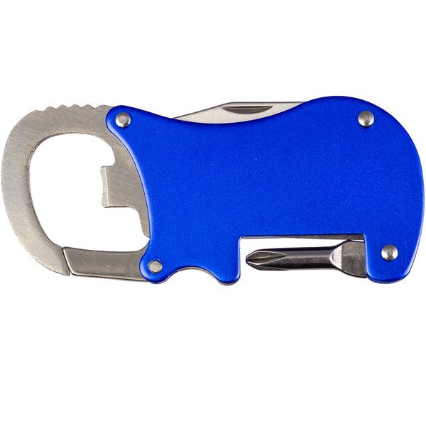 Bottle Opener Carabiner With Screwdriver & Knife