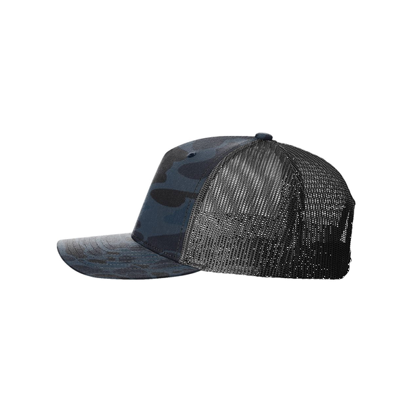 Richardson® Five-Panel Printed Structured Trucker Cap