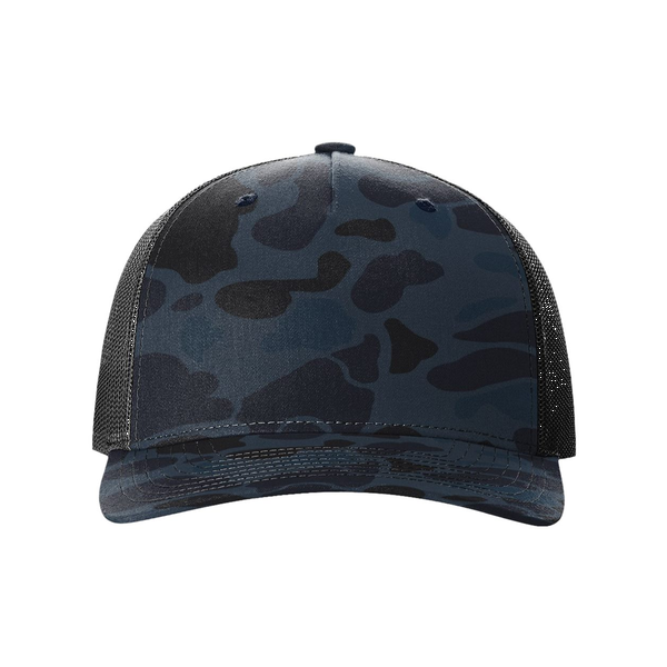 Richardson® Five-Panel Printed Structured Trucker Cap