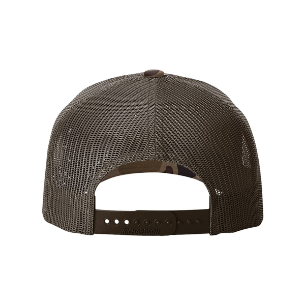Richardson® Five-Panel Printed Structured Trucker Cap