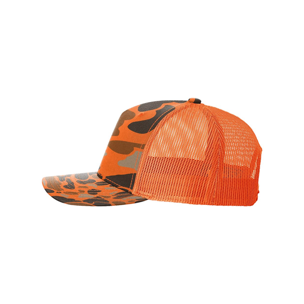 Richardson® Five-Panel Printed Structured Trucker Cap