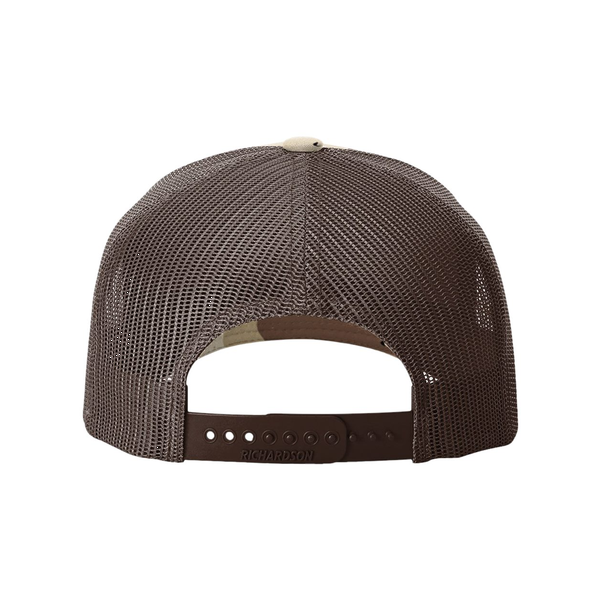 Richardson® Five-Panel Printed Structured Trucker Cap