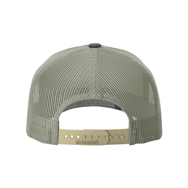 Richardson® Five-Panel Printed Structured Trucker Cap