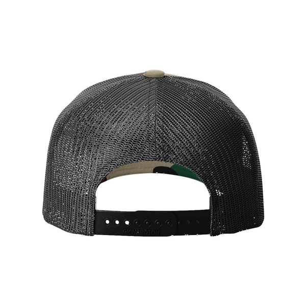 Richardson® Five-Panel Printed Structured Trucker Cap