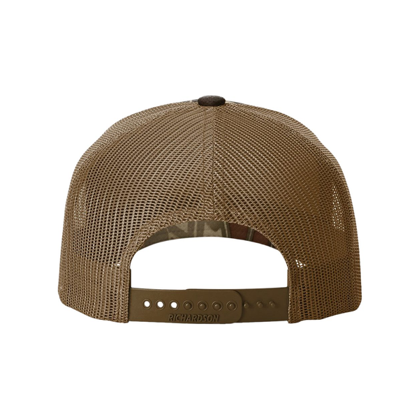 Richardson® Five-Panel Printed Structured Trucker Cap